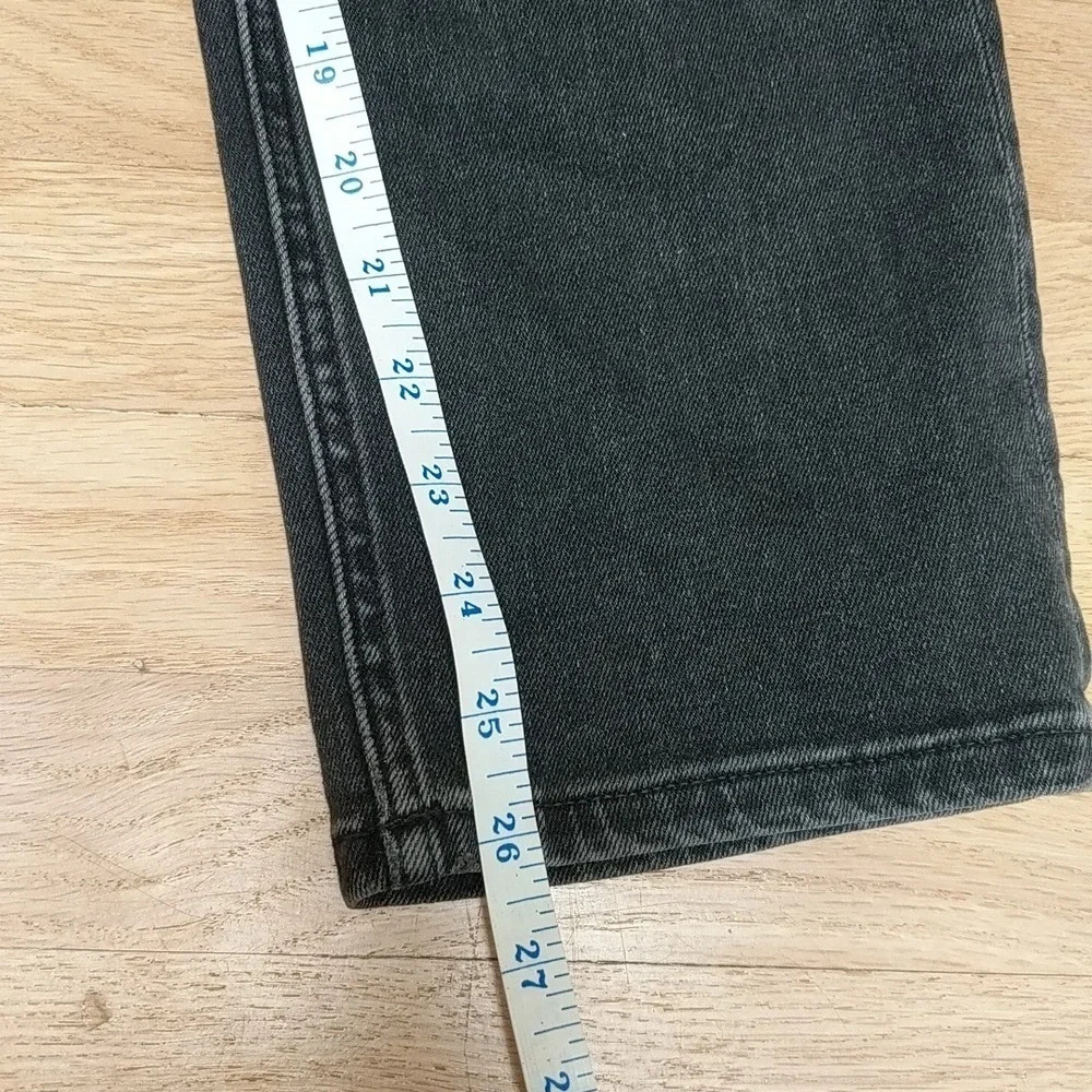 Everlane Jeans Ankle High Waisted Straight Leg Denim Black Size 28 - Picture 11 of 11